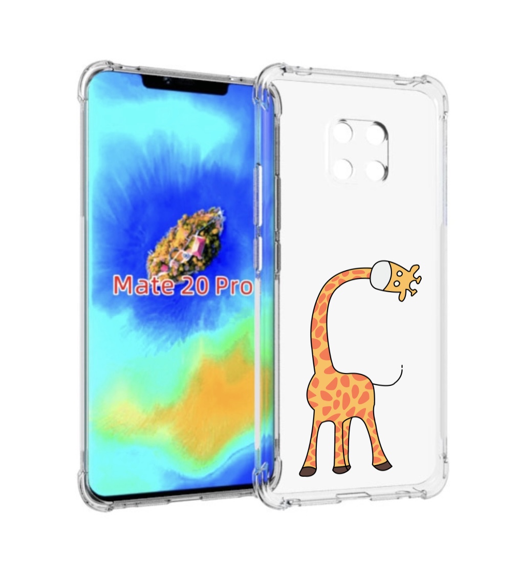 

Чехол MyPads жирафик детский для Huawei Mate 20 Pro/Mate 20 RS 6.39, Прозрачный, Tocco