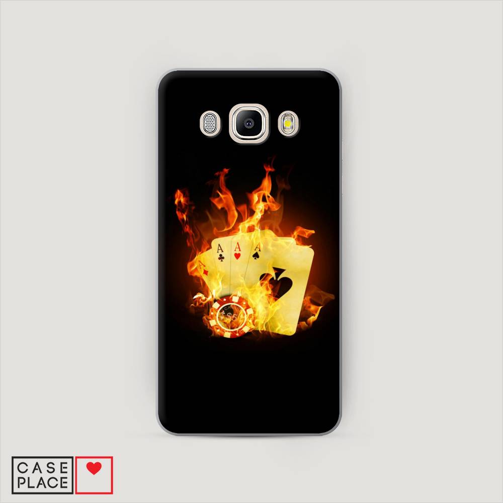 

Чехол Awog "Горящие карты" для Samsung Galaxy J5 2016