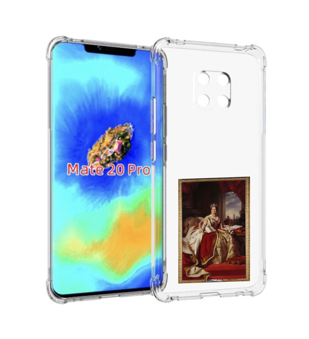 

Чехол MyPads елизавета-2 для Huawei Mate 20 Pro/Mate 20 RS 6.39, Прозрачный, Tocco