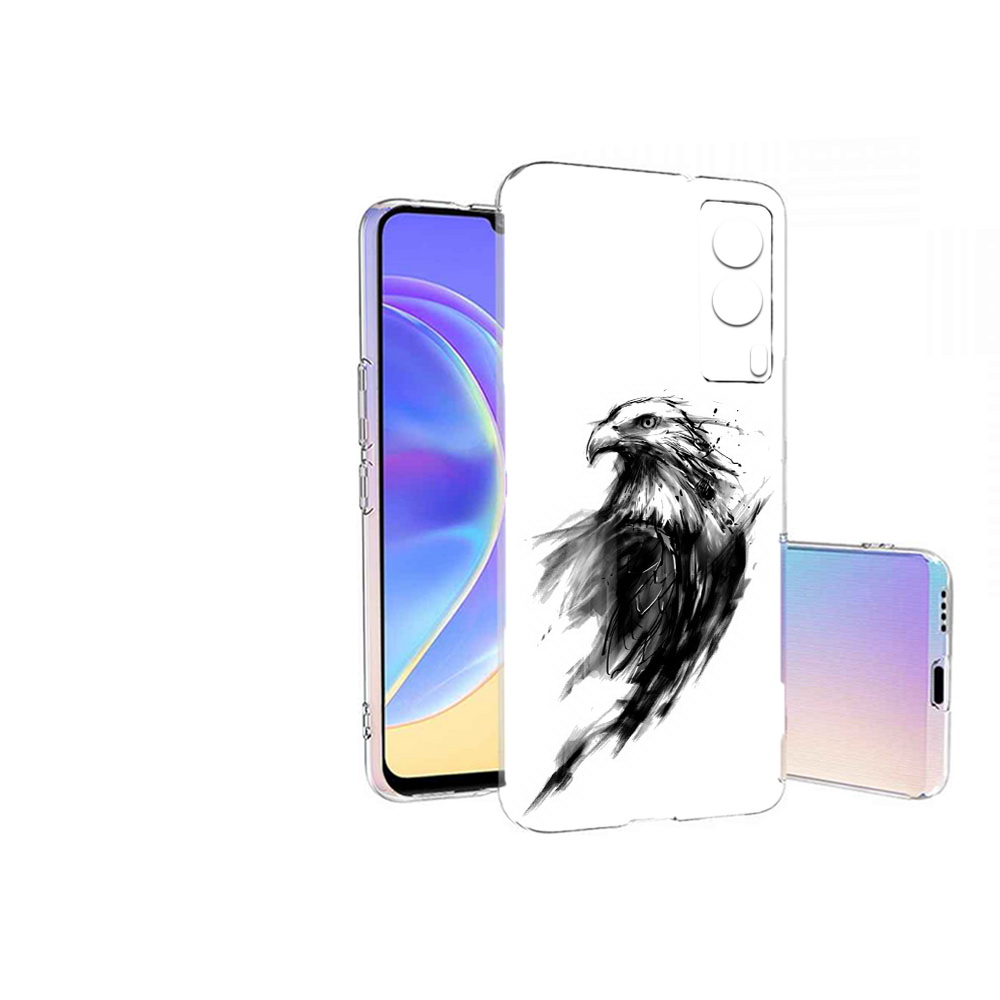 

Чехол MyPads Tocco для Vivo V21E чб птица (PT161736.380.670), Прозрачный, Tocco