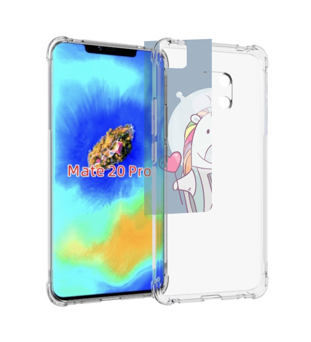 

Чехол MyPads единорог летит за орбиту для Huawei Mate 20 Pro/Mate 20 RS 6.39, Прозрачный, Tocco