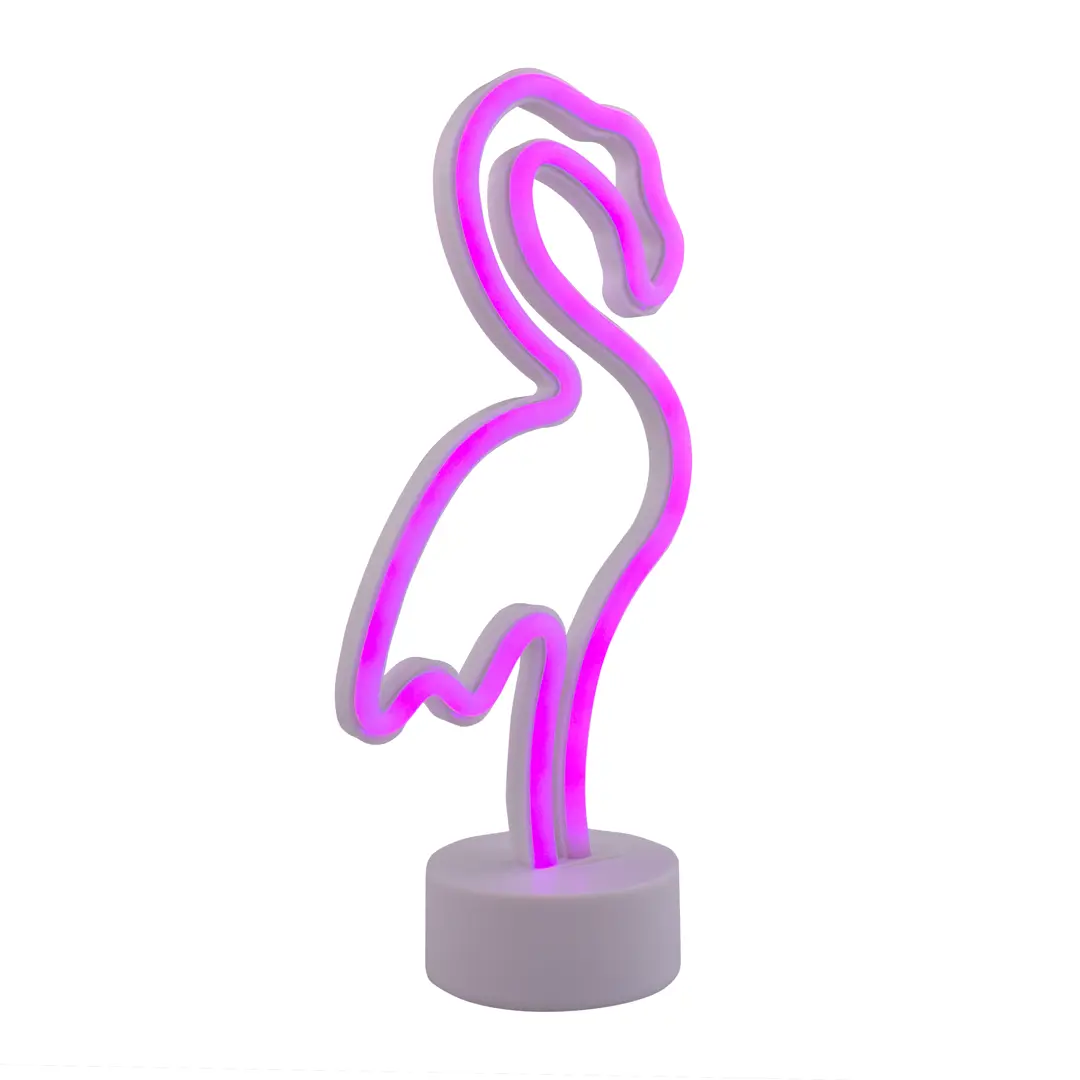 Ночник светодиодный Старт Neon «Фламинго» на батарейках светильник led фламинго пластик 16 8 12 06630 y012