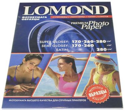 

Фотобумага A4 Lomond 7702000 набор высококачественной бумаги для пробных отпечатков 12л