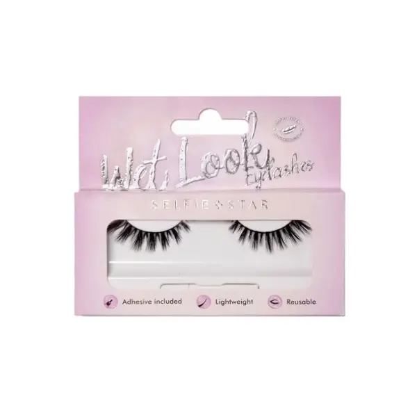 Ресницы накладные Selfie Star Wet Look Flutter SS32, 1 пара selfie star накладные ресницы eyelashes wispy angelic