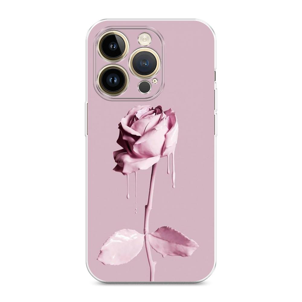Чехол Awog на Apple iPhone 14 Pro Max / Айфон 14 Pro Max Роза в краске