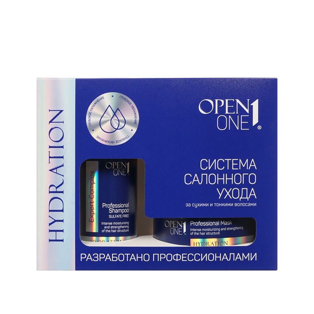 

Подарочный набор Open One 1 Hydration шампунь для волос 300 мл, маска для волос 500 мл