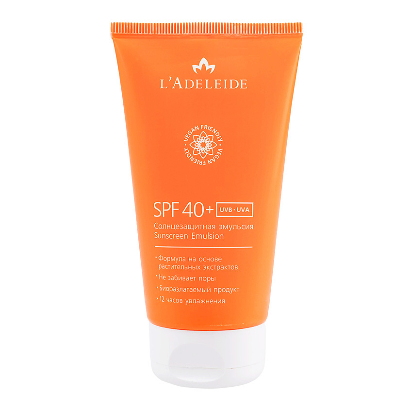 фото Молочко для тела l’adeleide солнцезащитное, spf 30+, 150 мл