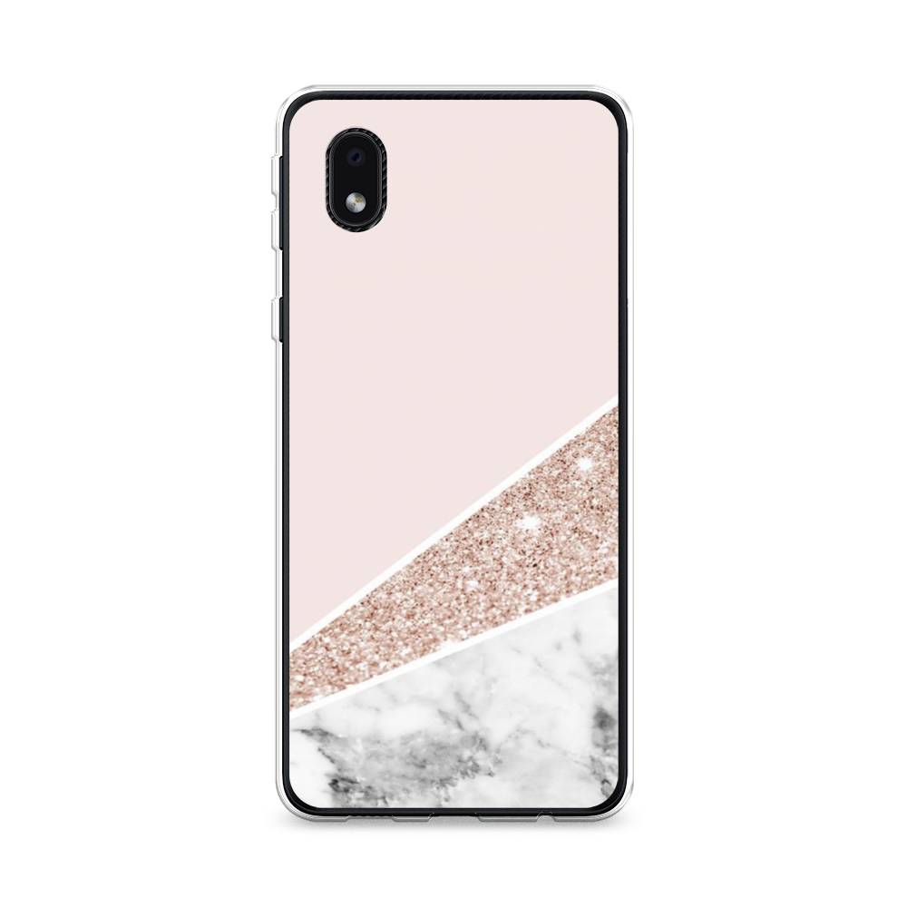 

Чехол на Samsung Galaxy A01 Core "Блестящий розовый мрамор", 2101250-3