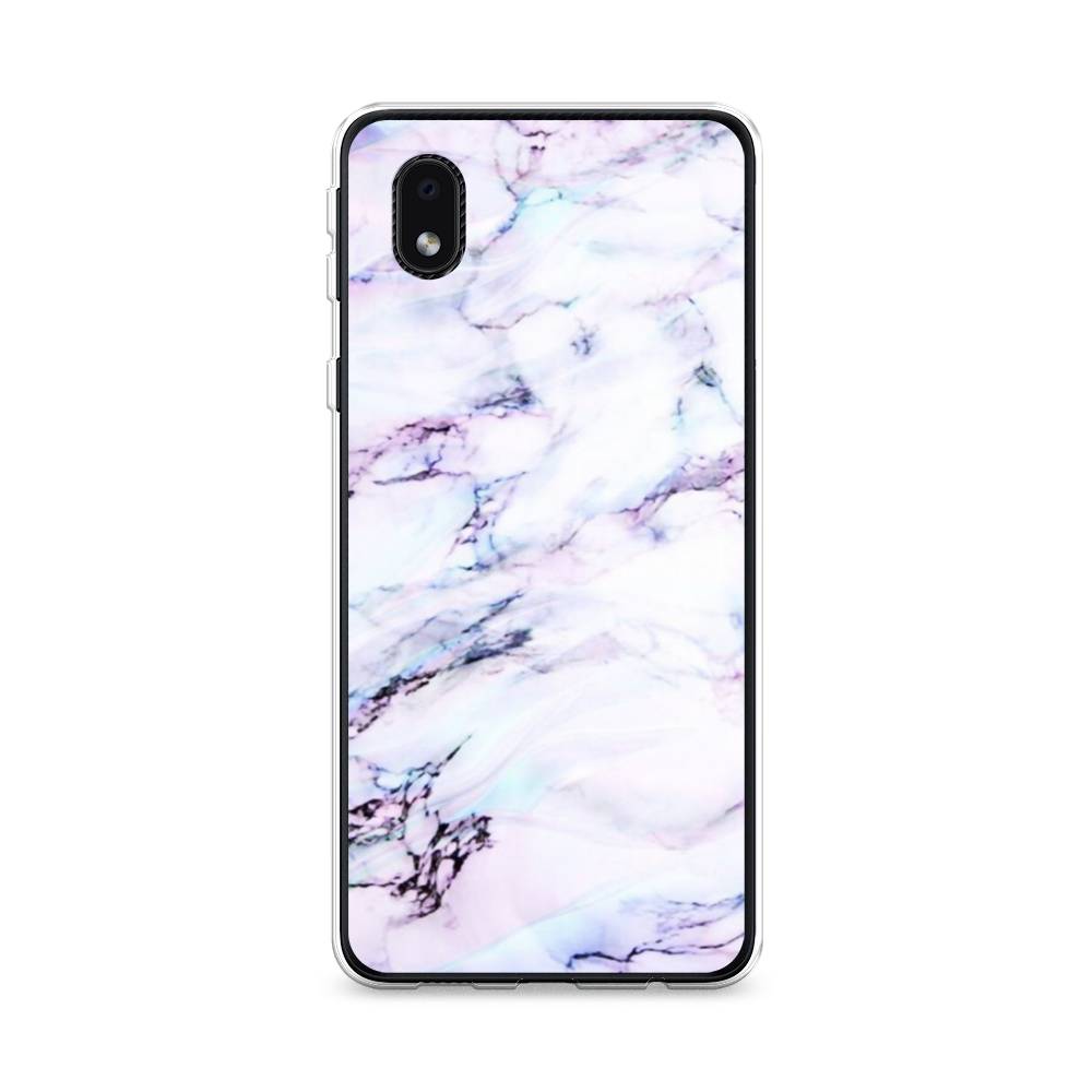 

Чехол на Samsung Galaxy A01 Core "Радужный мрамор", Серый;фиолетовый, 2101250-3