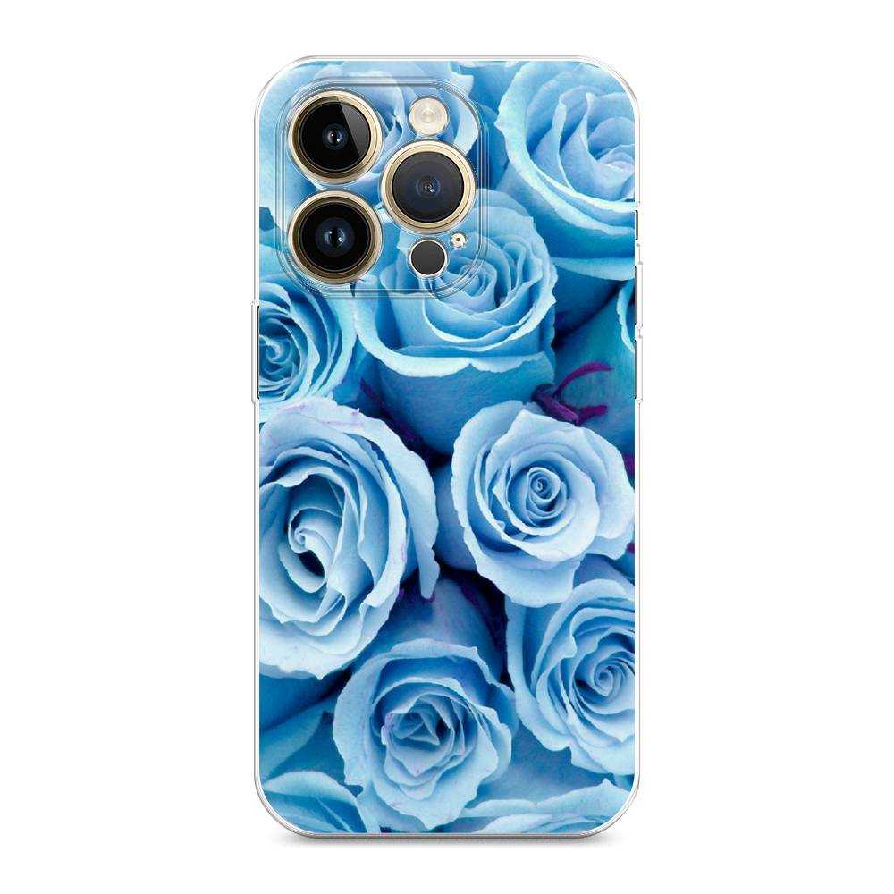 

Чехол Awog на Apple iPhone 14 Pro Max / Айфон 14 Pro Max "Лазурные розы", 15050-8