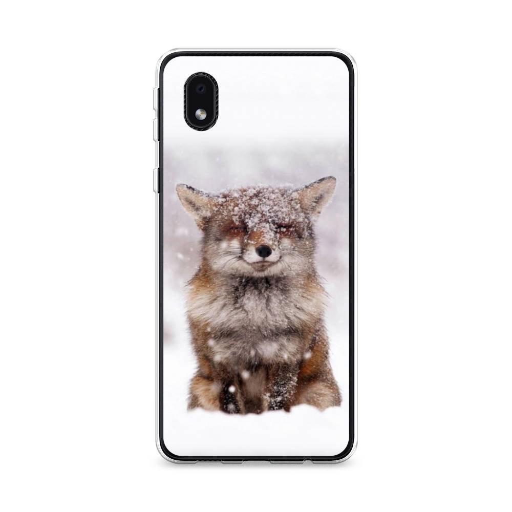 

Чехол на Samsung Galaxy A01 Core "Зимняя лиса", Белый;серый;коричневый, 2101250-1