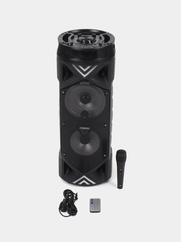 

Портативная колонка Speaker ZQS 6201 Black (680-03), Черный, ZQS 6201