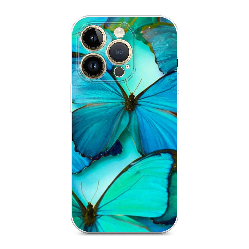 

Чехол Awog на Apple iPhone 14 Pro Max / Айфон 14 Pro Max "Неоновые бабочки", 15050-4