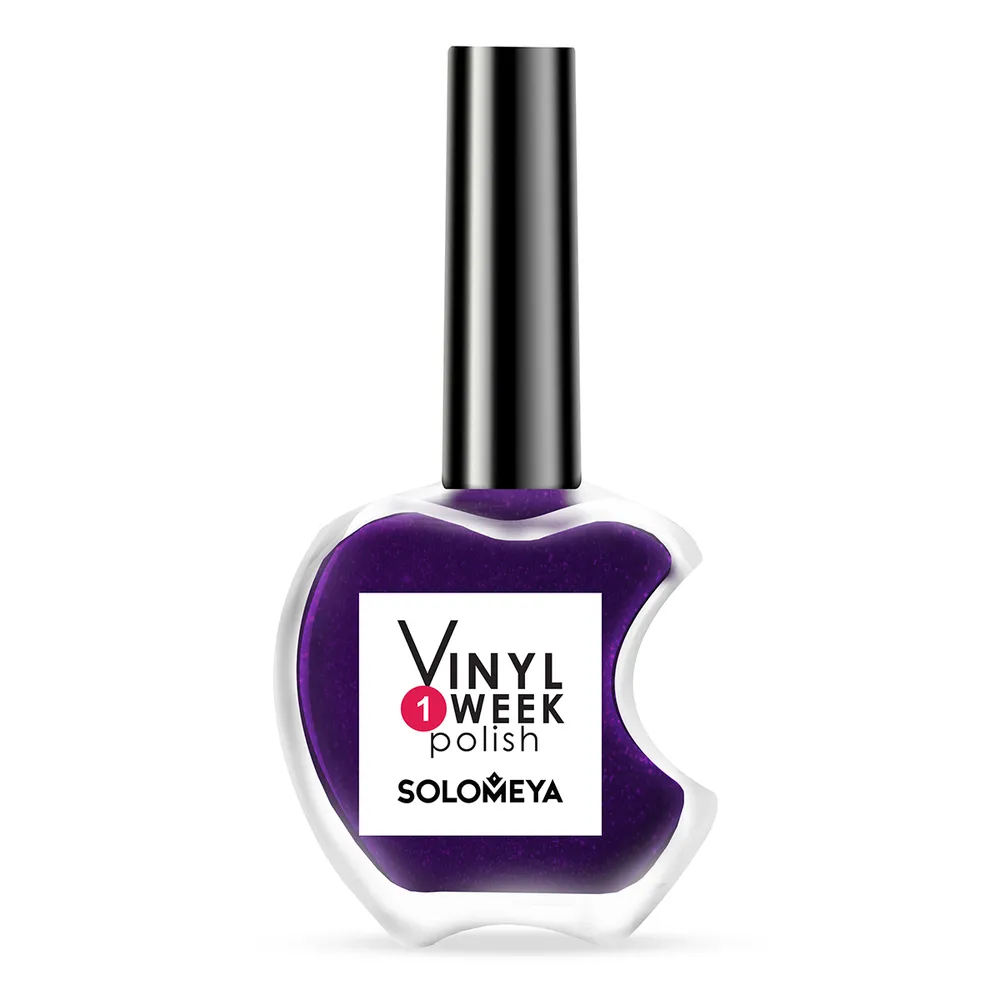 Лак для ногтей Solomeya One Week Vinyl Polish №20 Aubergine 13 мл