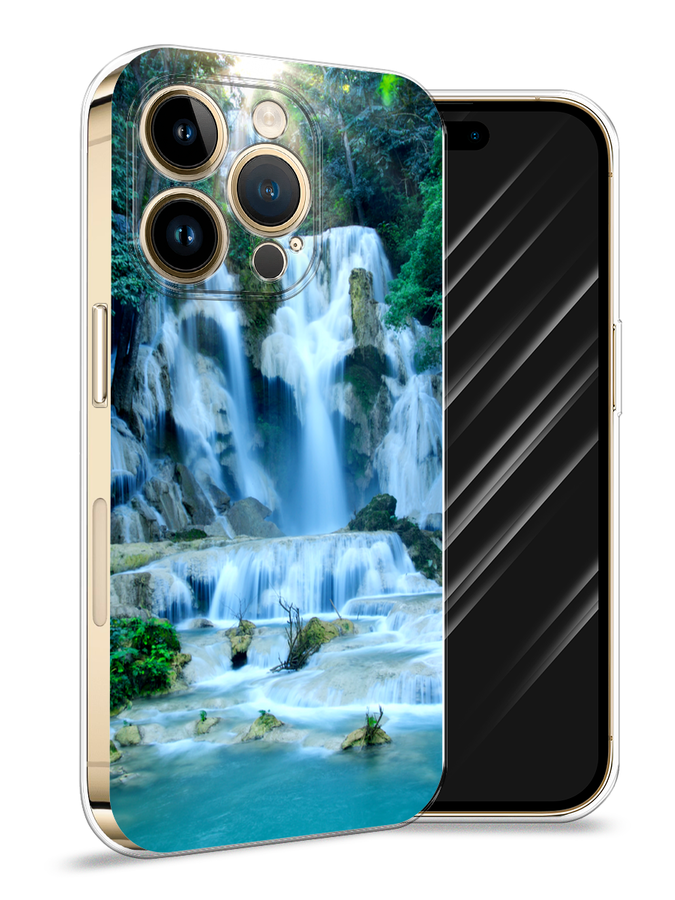 

Силиконовый чехол Awog "Водопад 8" для Apple iPhone 14 Pro Max, Разноцветный, 15050-4