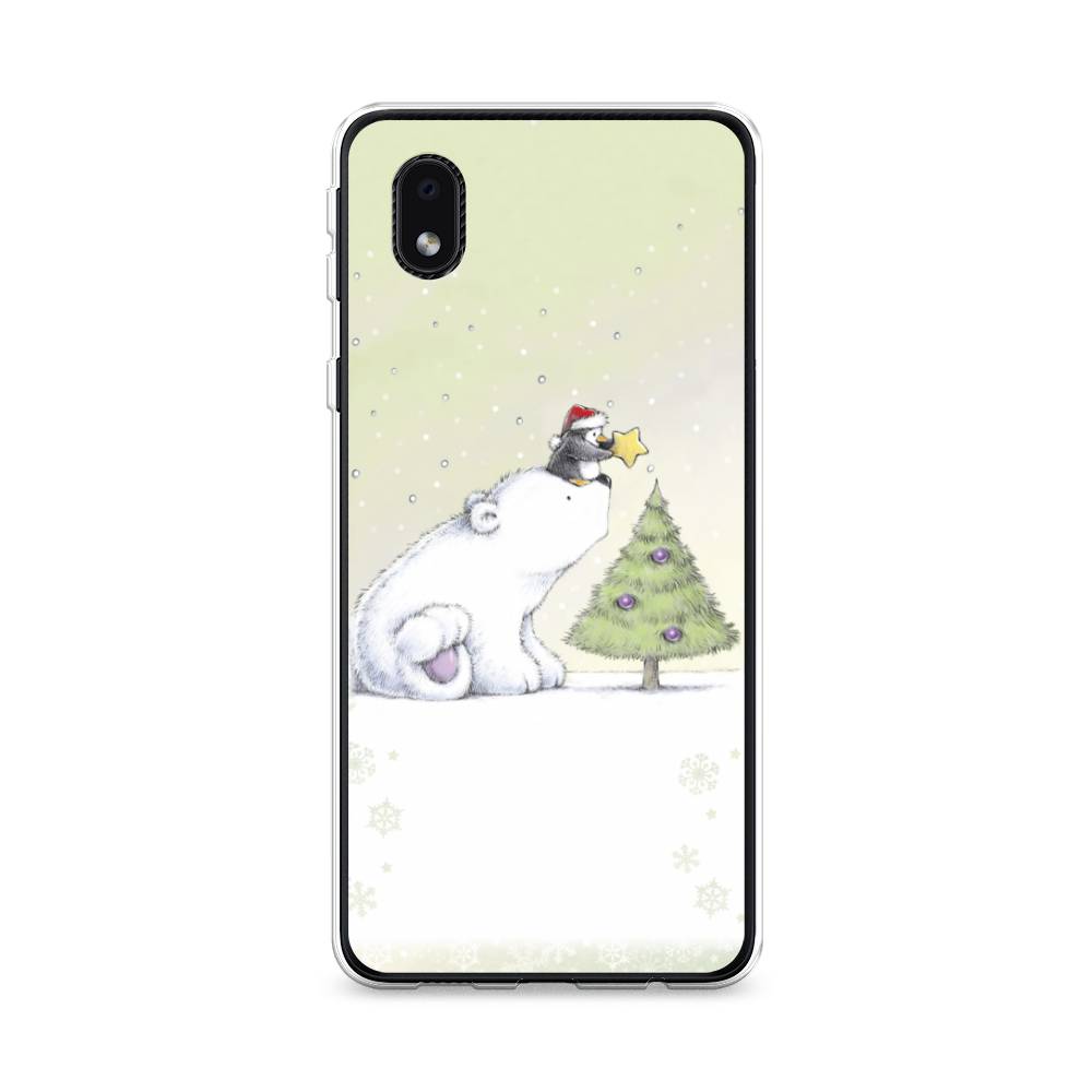 

Чехол на Samsung Galaxy A01 Core "Украшение елки", Белый;бежевый, 2101250-5