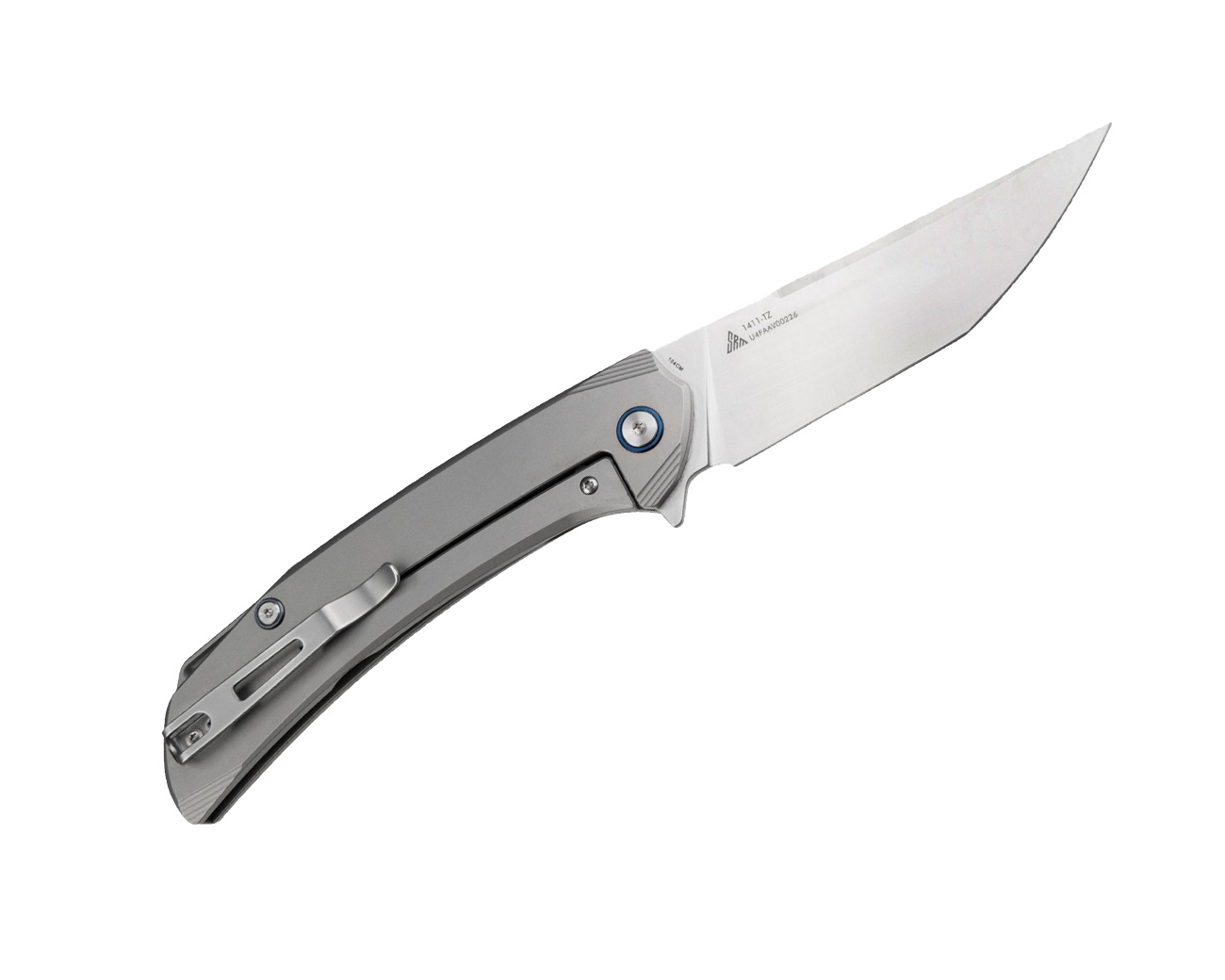 Нож SRM 1411-TZ сталь 154CM рукоять TC4 Titanium