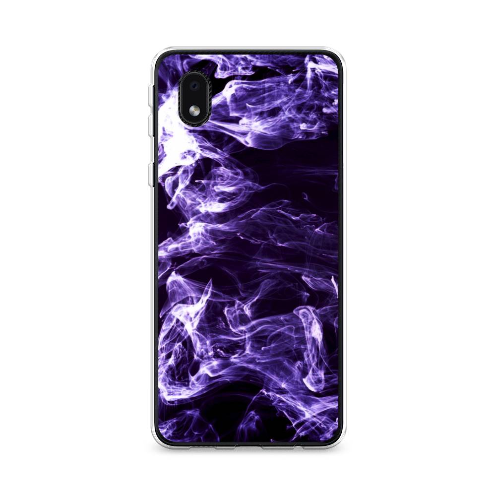 

Чехол на Samsung Galaxy A01 Core "Фиолетовый дым", Фиолетовый;белый;черный, 2101250-3