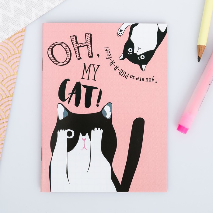 

Блокнот ArtFox Oh, my CAT!, А6, 32 листа, 4шт