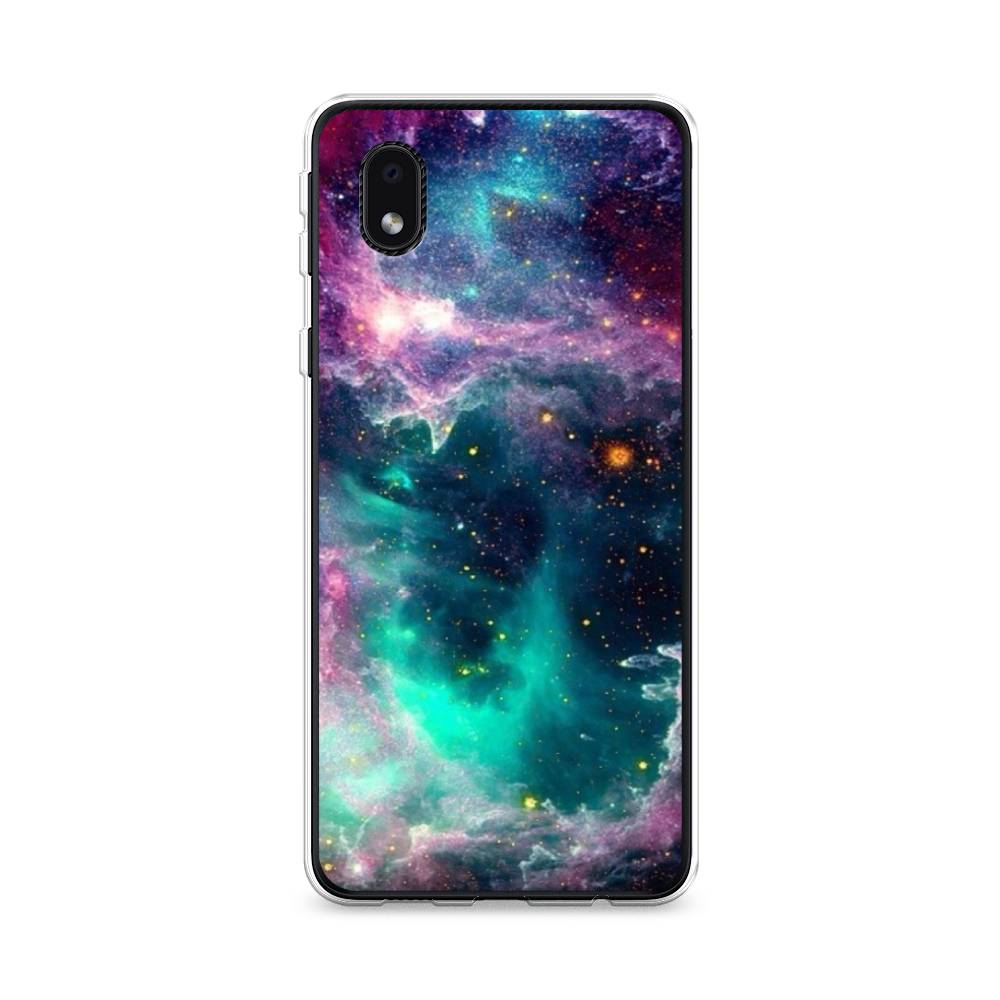 

Чехол на Samsung Galaxy A01 Core "Звездные облака", Розовый;бежевый, 2101250-2