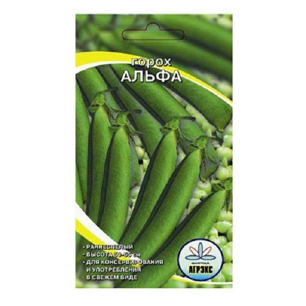 

Семена Агрэкс Горох Альфа 10 г
