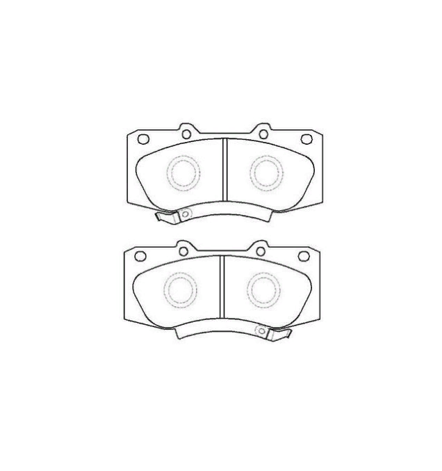 

HSB HP9961 Колодки тормозные дисковые TOYOTA: Hilux 2.7 1 шт