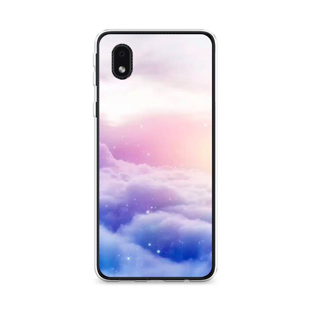 

Чехол на Samsung Galaxy A01 Core "Небеса", Голубой;белый;розовый, 2101250-2