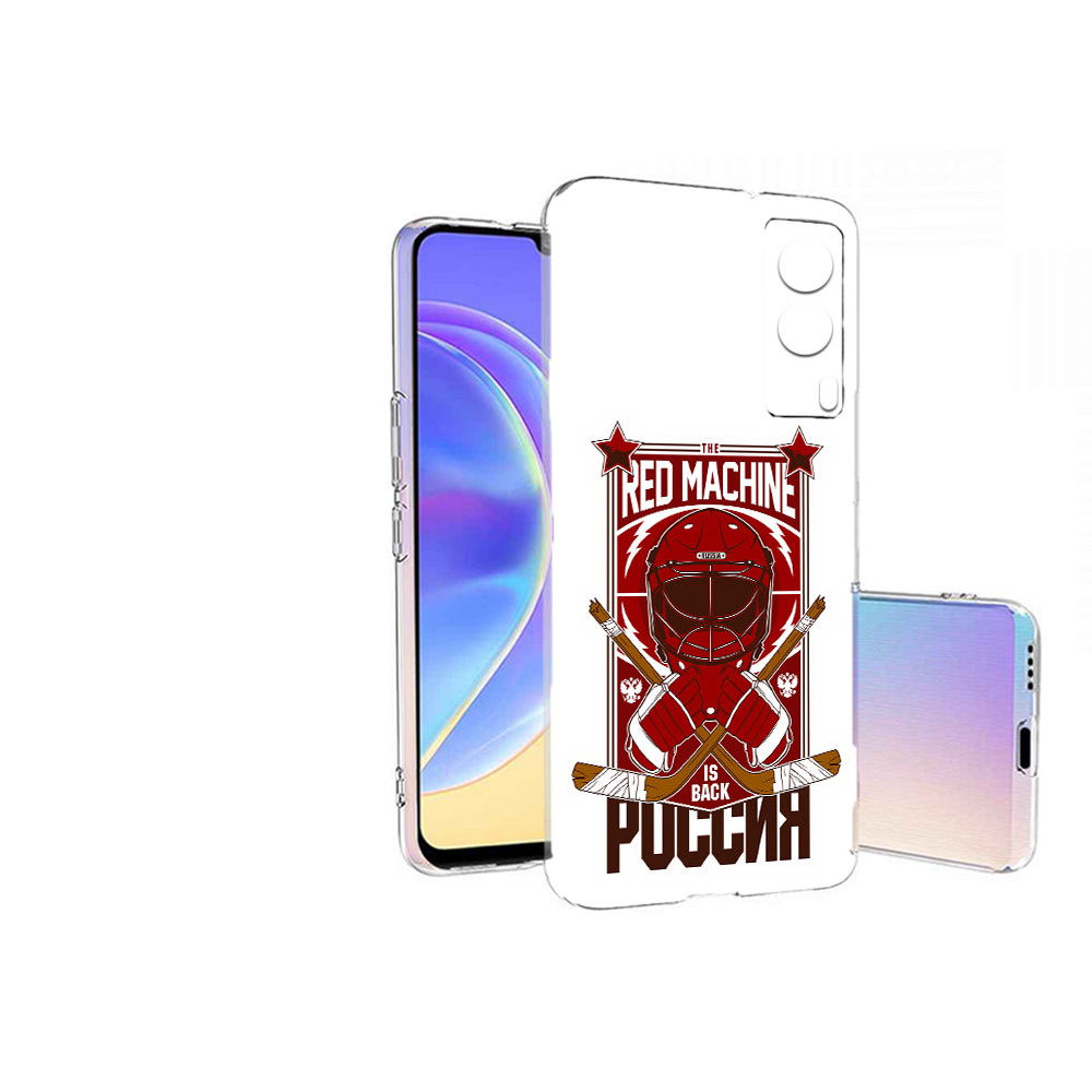 

Чехол MyPads Tocco для Vivo V21E хоккей россия (PT161736.380.666), Прозрачный, Tocco