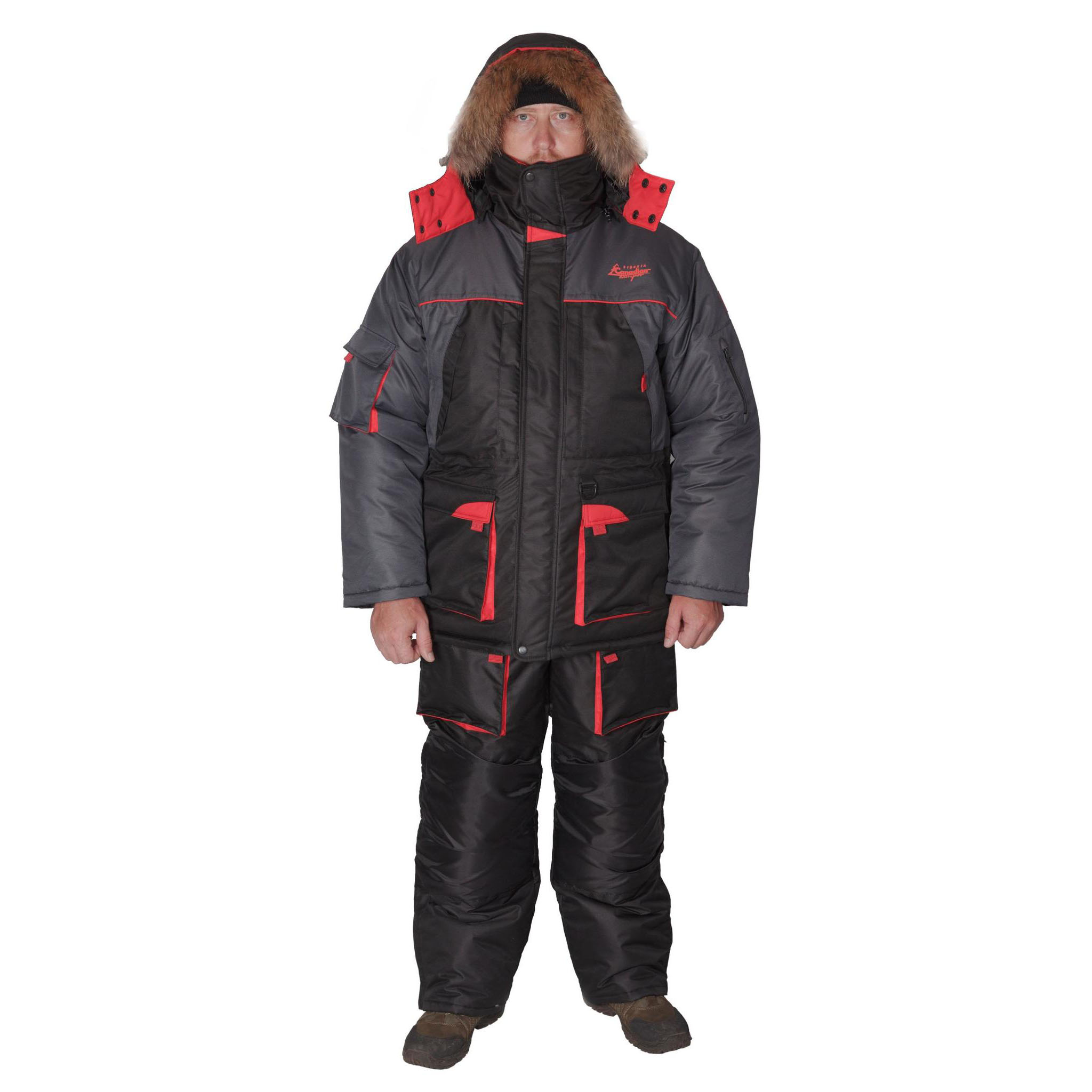 

Костюм Canadian Camper Siberia, black, XXL, 184-190, Красный;серый;черный, Siberia