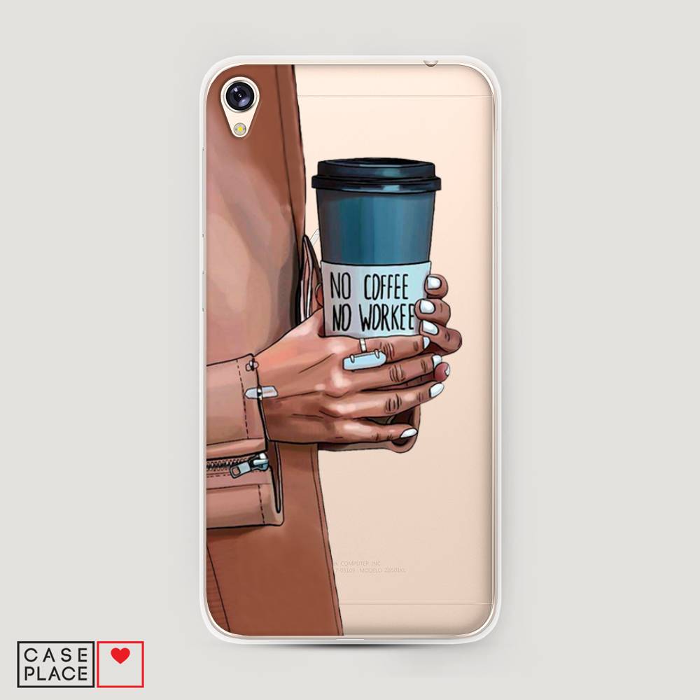 фото Чехол awog "no coffee" для asus zenfone live zb501kl