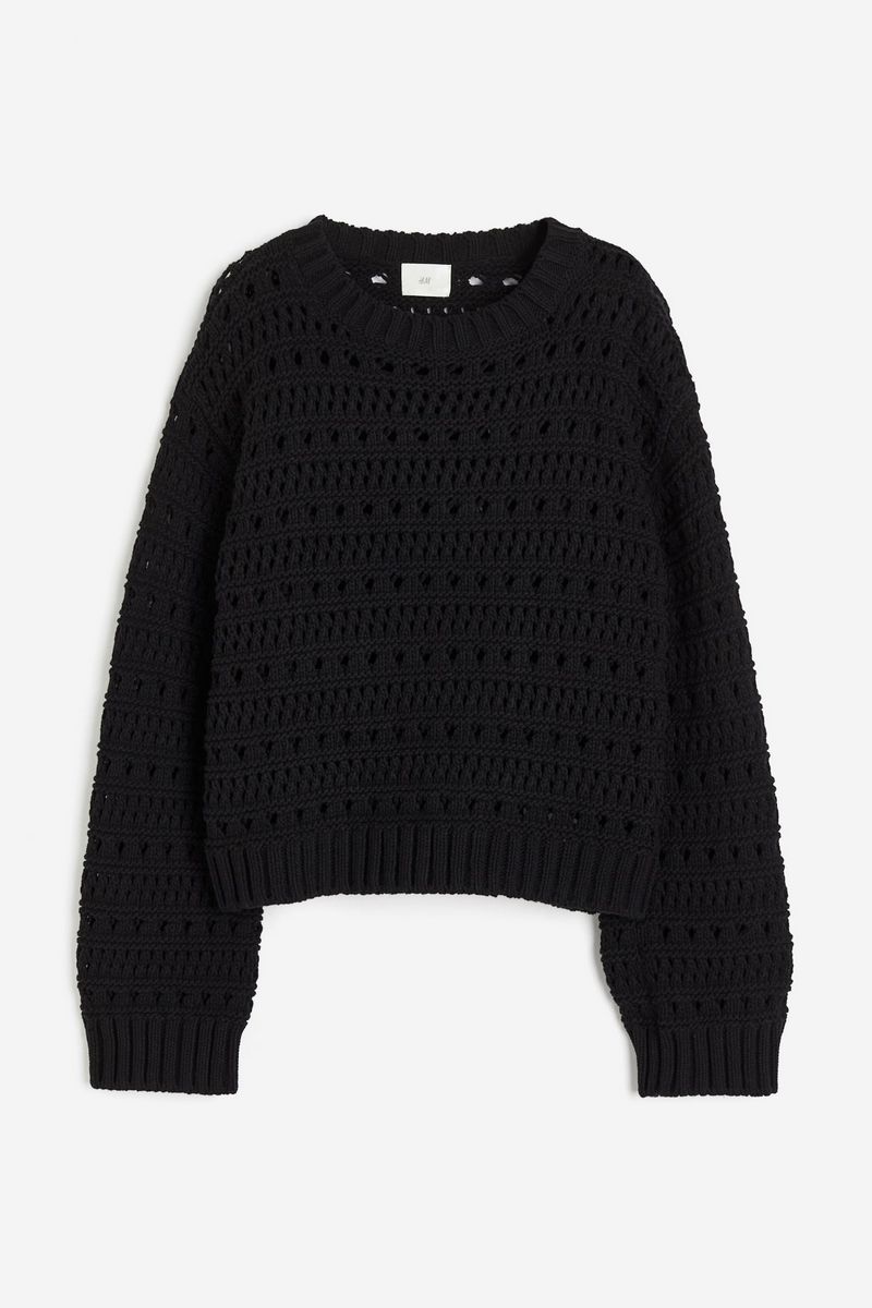 

Джемпер женский H&M 1222756 черный XS, 1222756