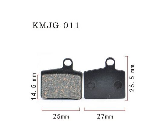 Тормозные колодки KMJG 011 для дисковых тормозов. органика