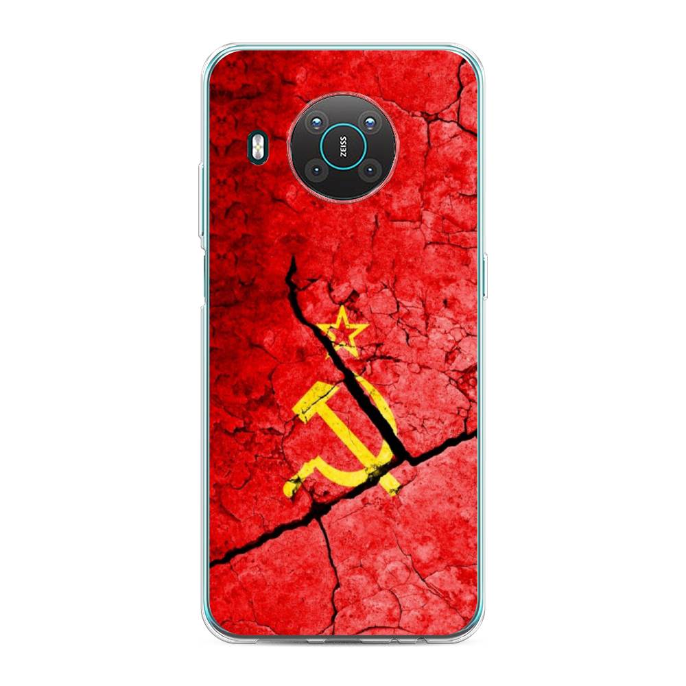 

Чехол Awog на Nokia X10 / Нокиа X10 "СССР", Красный;черный;желтый, 124750-5