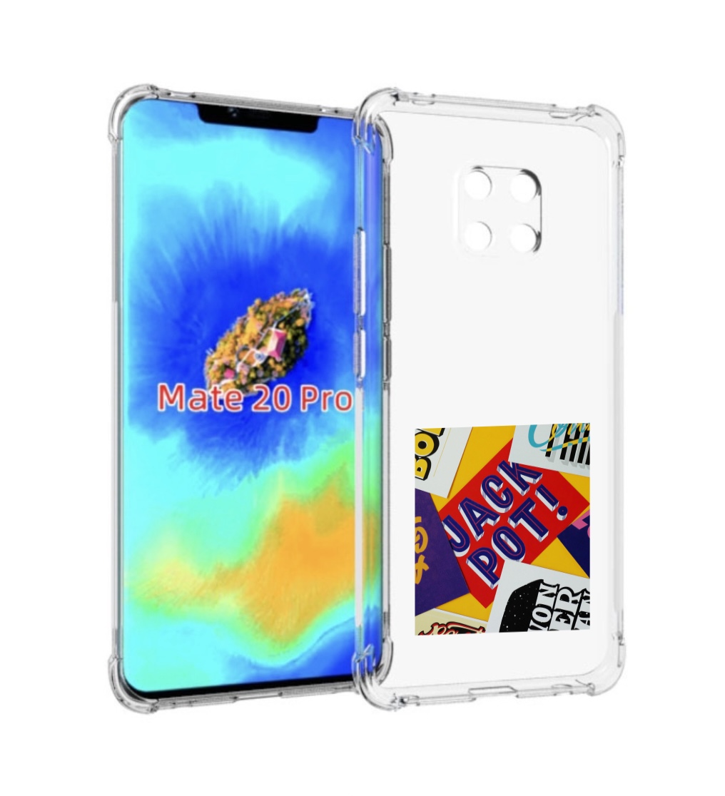 

Чехол MyPads джекпот для Huawei Mate 20 Pro/Mate 20 RS 6.39, Прозрачный, Tocco