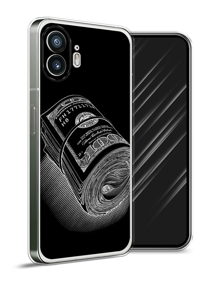 

Чехол Awog на Nothing Phone (2) "Кубышка денег", Черный;серебристый, 3300250-1