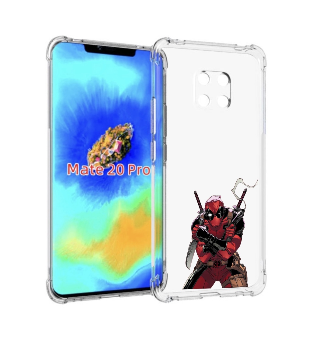 

Чехол MyPads дедпул-подмигивает для Huawei Mate 20 Pro/Mate 20 RS 6.39, Прозрачный, Tocco