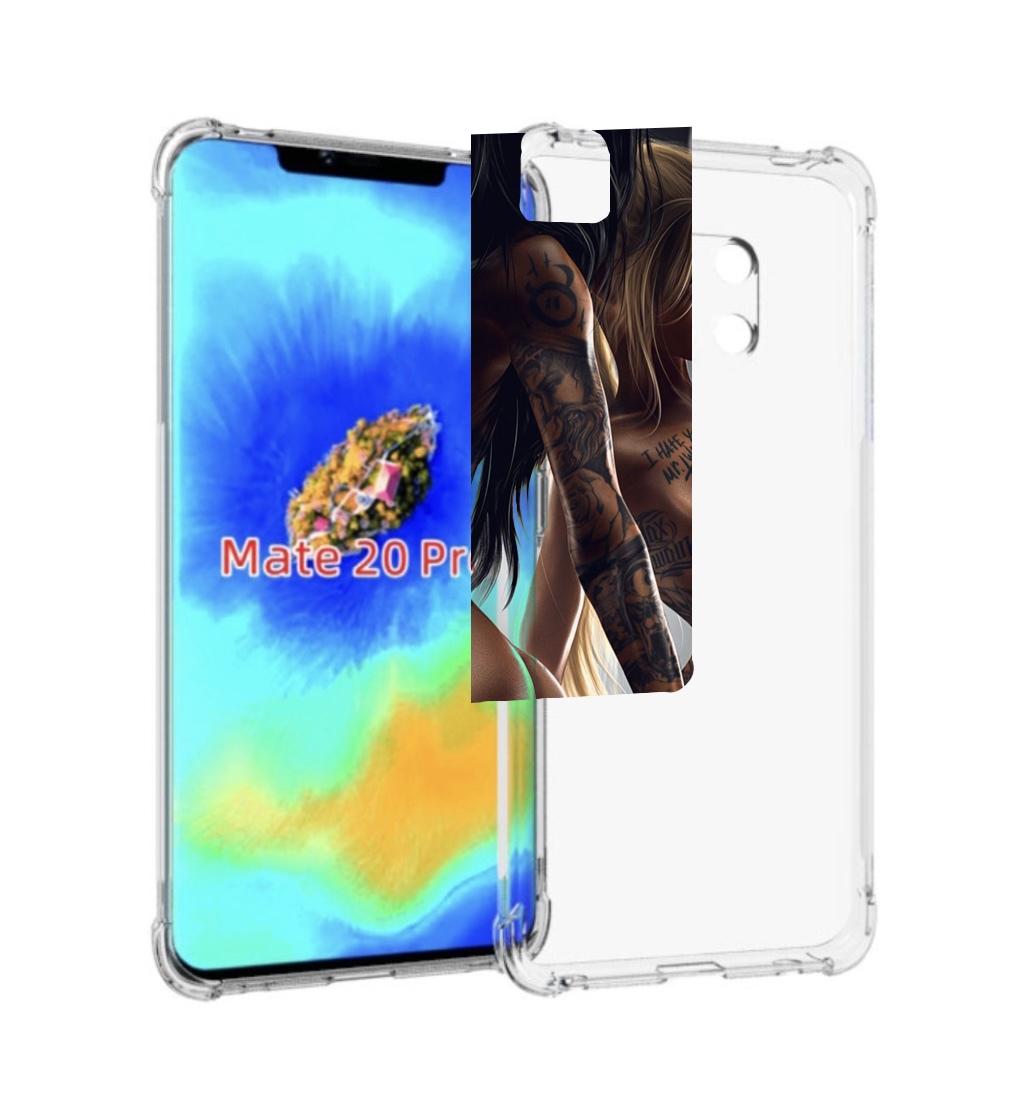 

Чехол MyPads девушки-инь-и-янь-в-татуировках для Huawei Mate 20 Pro/Mate 20 RS 6.39, Прозрачный, Tocco