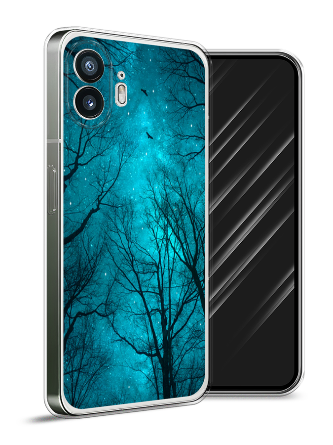 

Чехол Awog на Nothing Phone (2) "Сказочный лес", Черный;бирюзовый, 3300250-1
