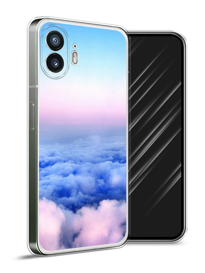 

Чехол Awog на Nothing Phone (2) "Облака", Голубой;розовый;бирюзовый, 3300250-1