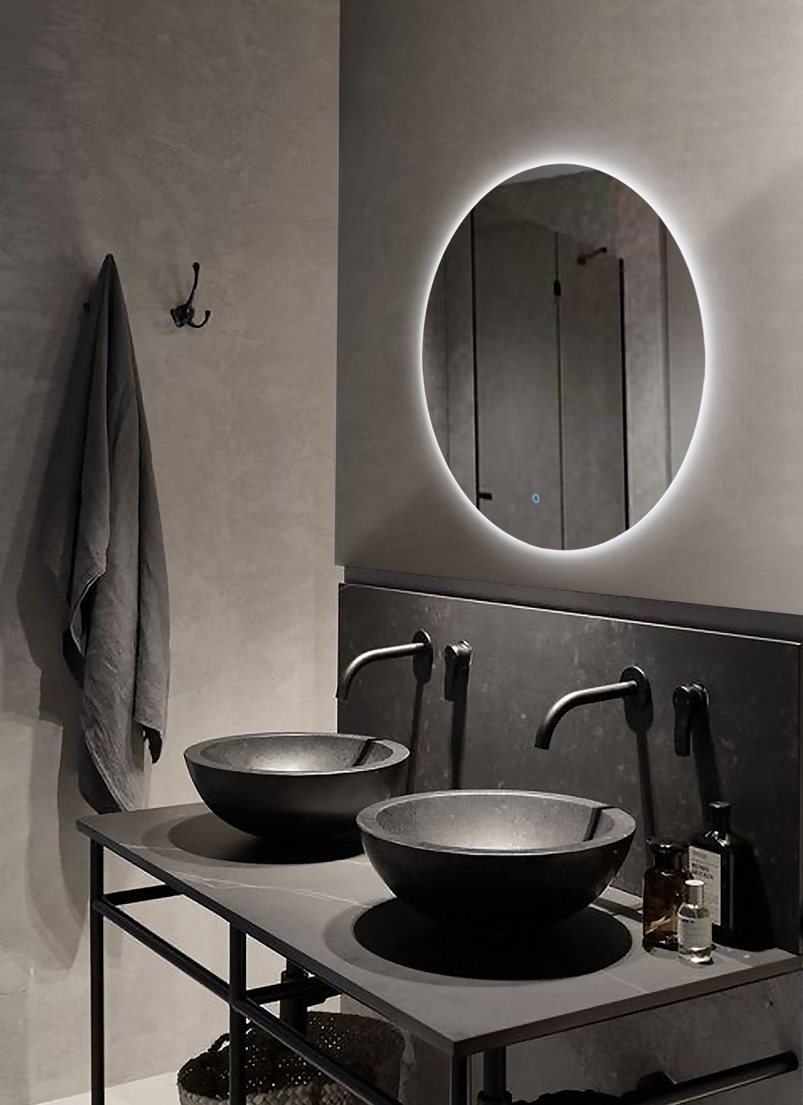 Зеркало для ванной Sun D65 круглое 