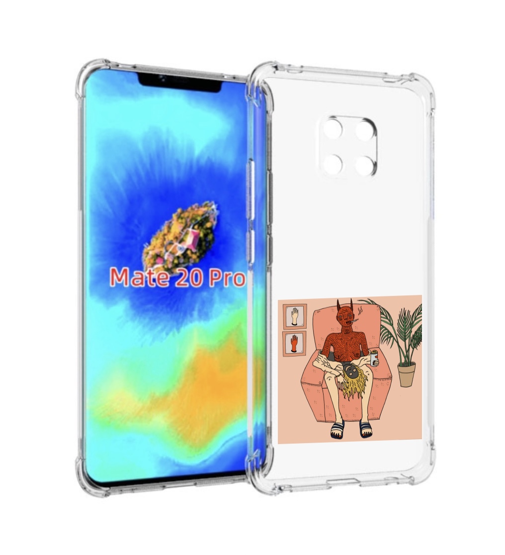 

Чехол MyPads девушка-сняла-кожу для Huawei Mate 20 Pro/Mate 20 RS 6.39, Прозрачный, Tocco