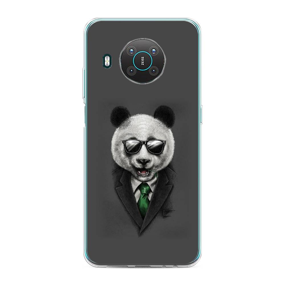 

Чехол Awog на Nokia X10 / Нокиа X10 "Деловая панда", Серый;зеленый, 124750-10