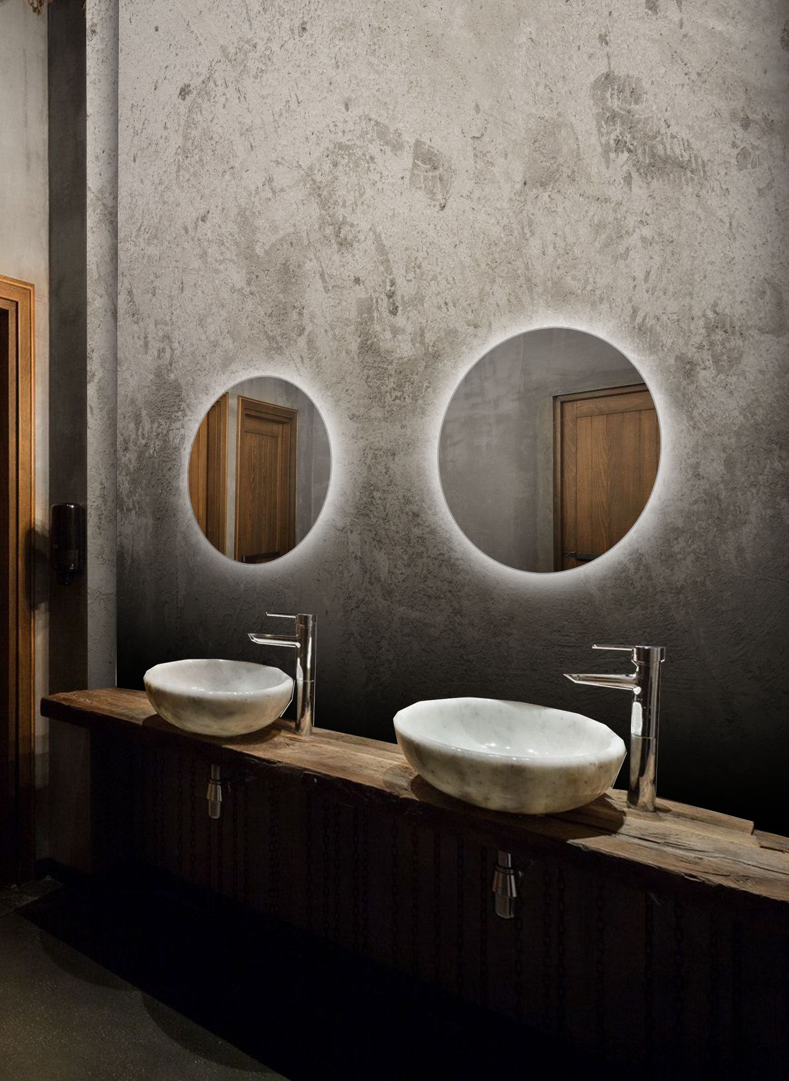 Зеркало для ванной Sun D55 круглое 
