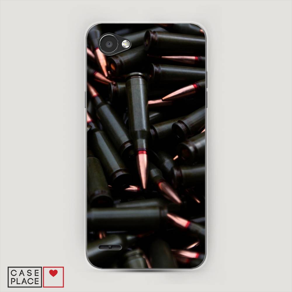 

Чехол Awog на LG Q6 "Пули черные", Черный;коричневый, 83150-5