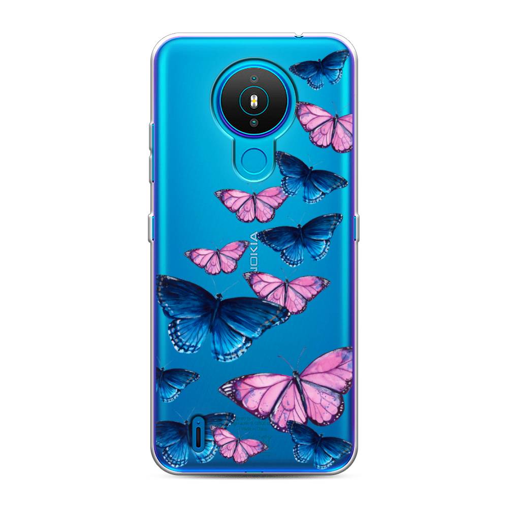 фото Чехол awog "полет бабочек" для nokia 1.4