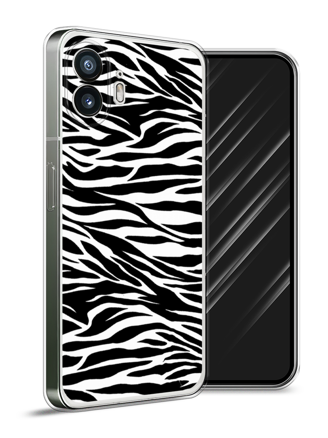 

Чехол Awog на Nothing Phone (2) "Принт зебра", Белый;серый;черный, 3300250-1