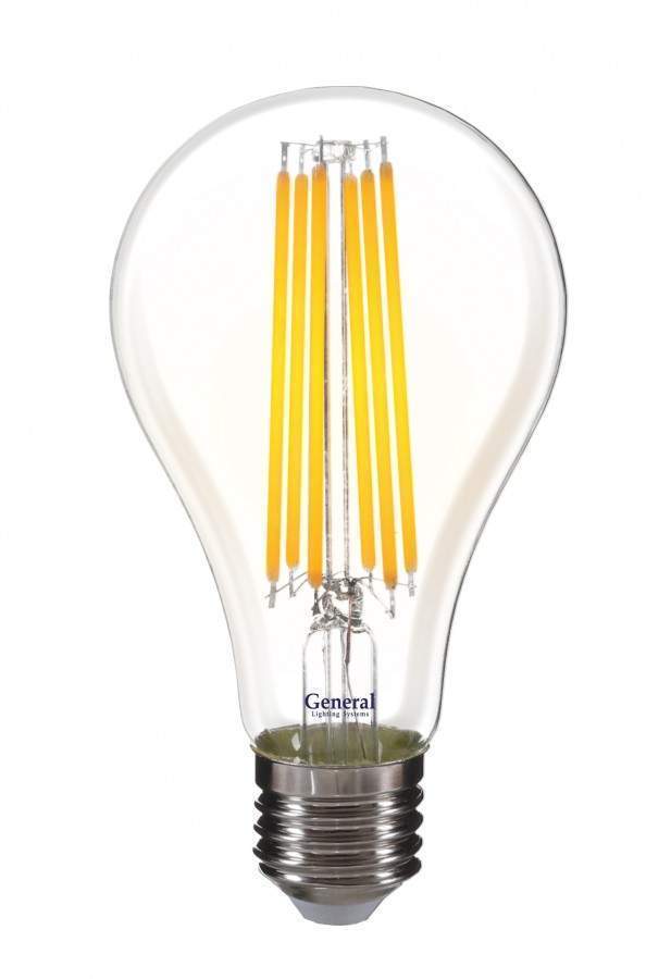 

Лампа светодиодная GENERAL, E27, 20W, 4500K, ЛОН ("груша"), арт. 659858 - (5 шт.)