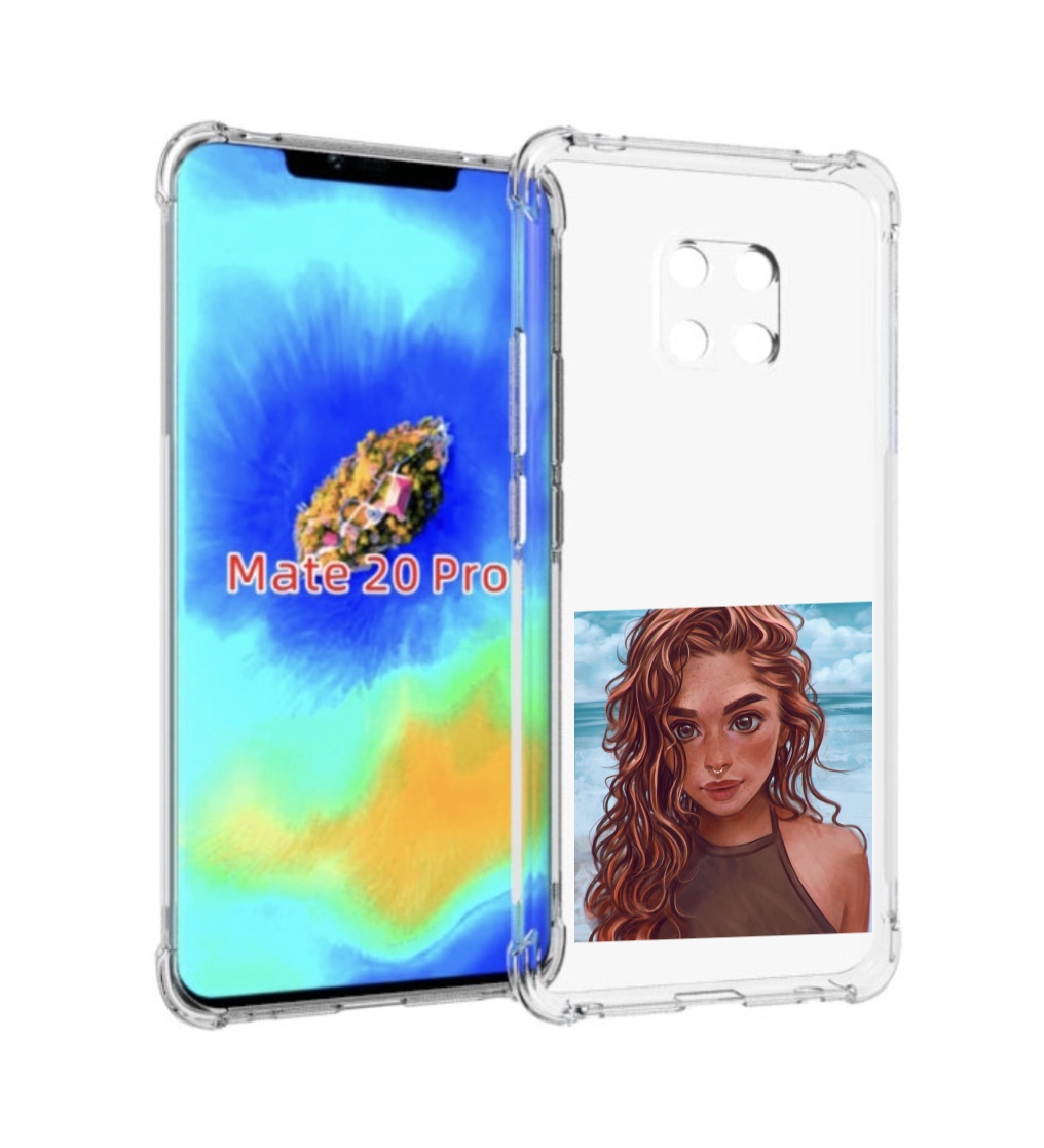 

Чехол MyPads девушка-с-пирсингом-на-море женский для Huawei Mate 20 Pro/Mate 20 RS 6.39, Прозрачный, Tocco