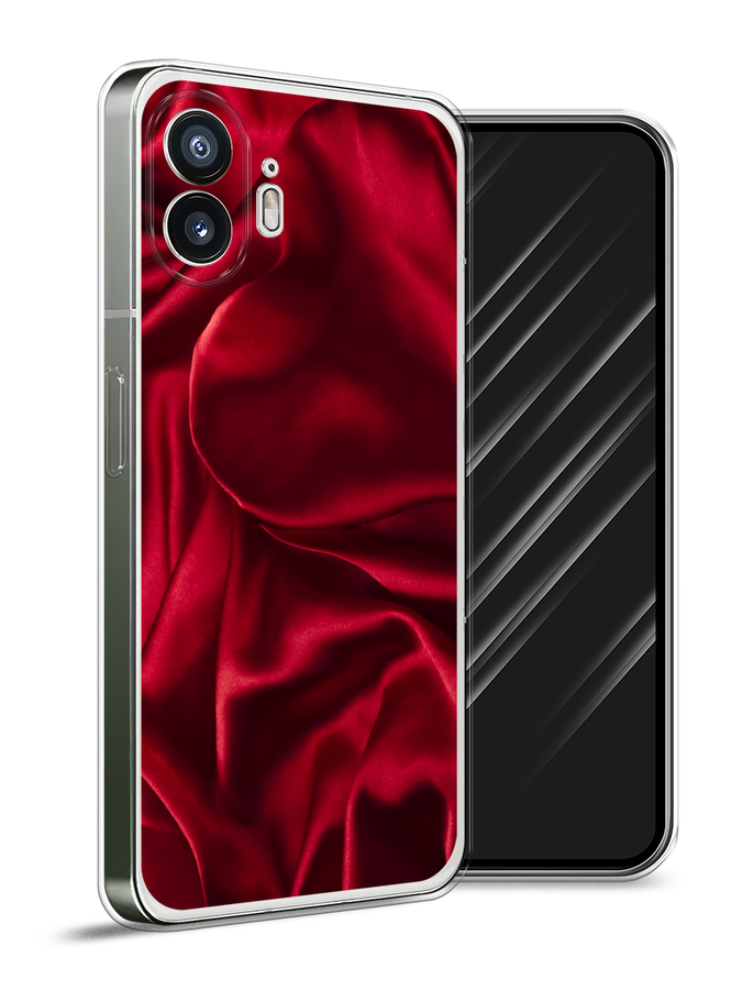 

Чехол Awog на Nothing Phone (2) "Текстура красный шелк", 3300250-1