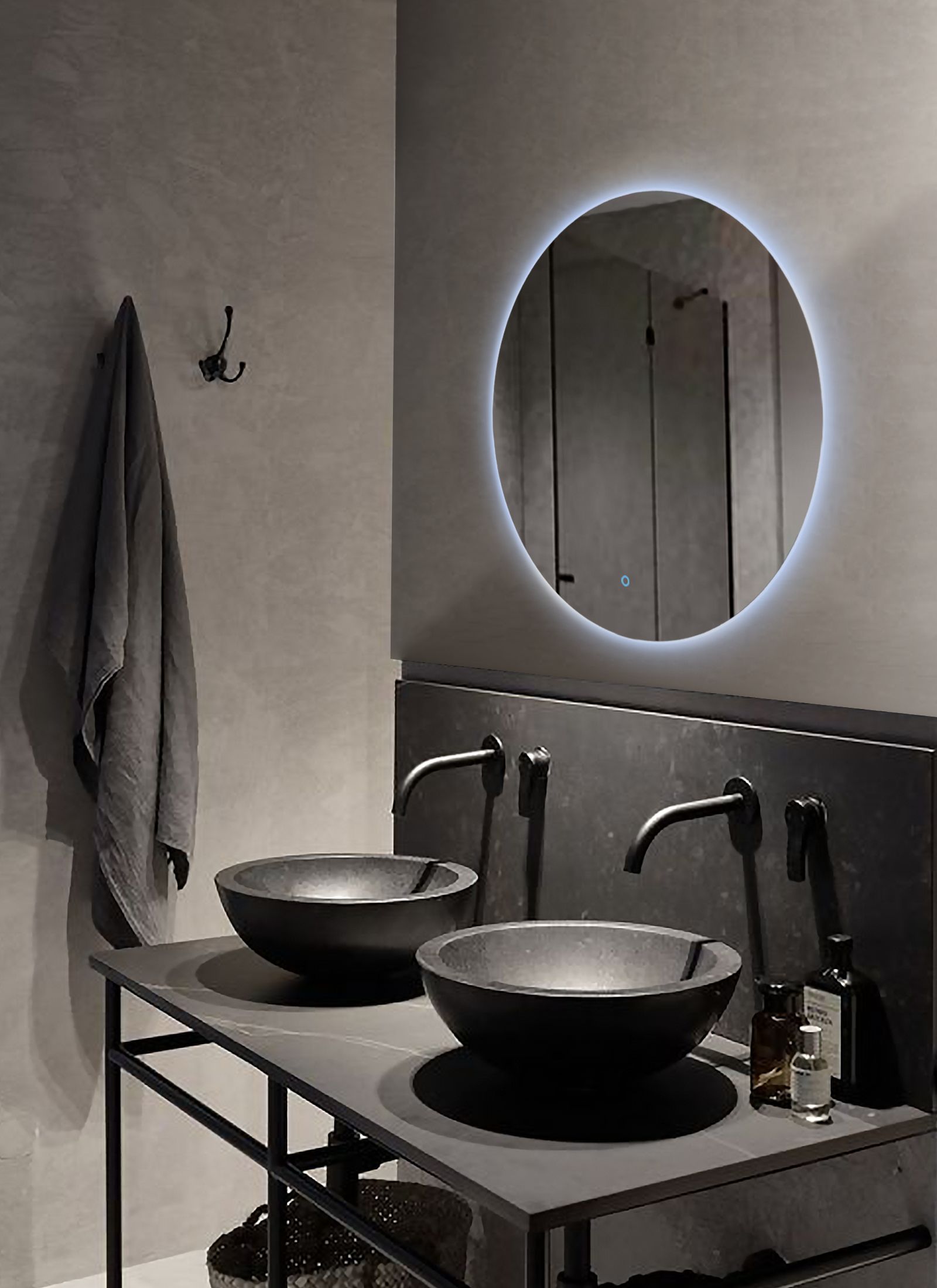 Зеркало для ванной Sun D45 круглое 